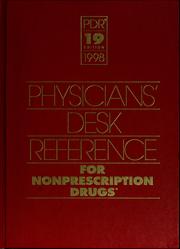 Cover of: Physicians' desk reference for nonprescription drugs