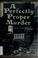 Cover of: A perfectly proper murder