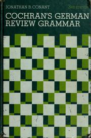 Cover of: Cochran's German review grammar. by Emory Ellsworth Cochran