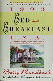 Cover of: Bed & breakfast U.S.A. 1993