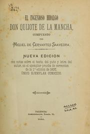 Cover of: El ingenioso hidalgo Don Quijote de la Mancha by Miguel de Cervantes Saavedra