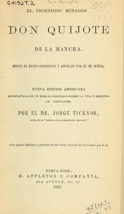 Cover of: El ingenioso hidalgo Don Quijote de la Mancha by Miguel de Cervantes Saavedra
