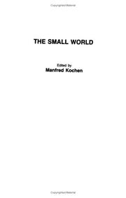 Cover of: The Small World | Manfred Kochen