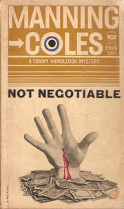 Cover of: Not Negotiable
