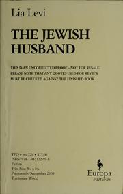 Cover of: The Jewish husband