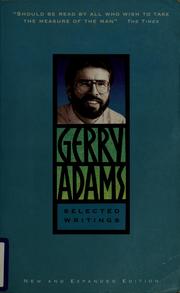 Cover of: Selected writings | Gerry Adams
