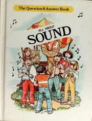 Cover of: All About sound by David C. Knight