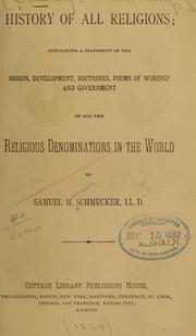Cover of: History of all religions by Samuel M. Smucker