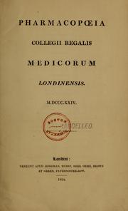 Cover of: Pharmacopoeia Collegii Regalis Medicorum Londinensis by Royal College of Physicians of London