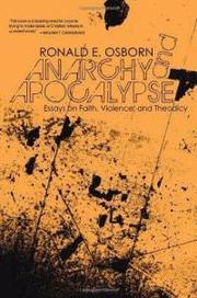 Cover of: Anarchy and Apocalypse | Ronald E. Osborn