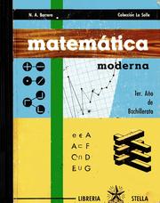 Matemática Moderna by N. A. Barrera