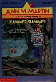 Cover of: Bummer summer by Ann Martin