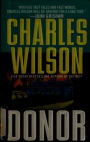 Cover of: Donor by Charles Wilson