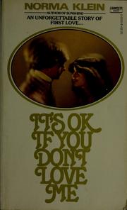 Cover of: It's OK if you don't love me