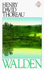 Cover of: Walden by Henry David Thoreau