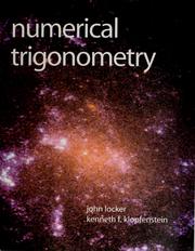 Cover of: Numerical trigonometry by John Locker