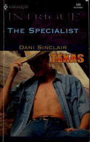 Cover of: The specialist by Dani Sinclair