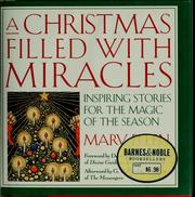 Cover of: Christmas filled with miracles by Mary Ellen
