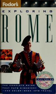 Cover of: Fodor's exploring Rome by Tim Jepson