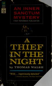 Cover of: A thief in the night