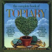 Cover of: The complete book of topiary by Barbara Gallup