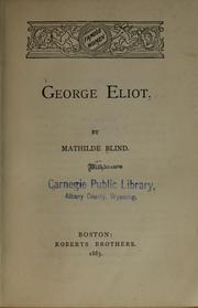 Cover of: George Eliot