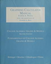 Cover of: Graphing calculator manual