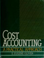 Cover of: Cost accounting by E. Eugene Oliver