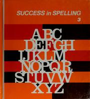 Cover of: Success in spelling, 3 by John F. Murphy