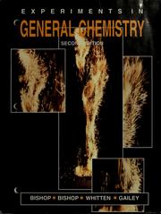 Cover of: Experiments in general chemistry by Carl B. Bishop