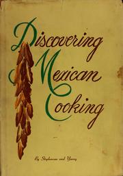 Cover of: Discovering Mexican cooking
