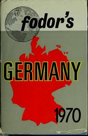 Cover of: Fodor's Germany 1970