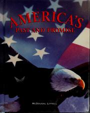 Cover of: America's past and promise