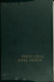 Cover of: Structural Steel Design | J. C. McCormac