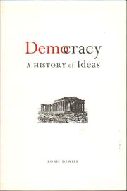 Cover of: Democracy: A History of Ideas