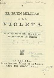 Cover of: El buen militar á la violeta