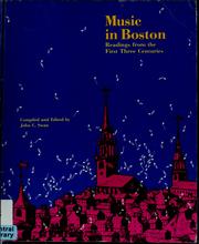Cover of: Music in Boston: readings from the first three centuries