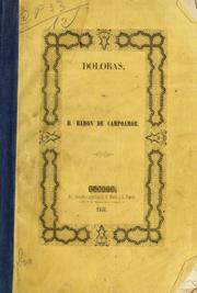 Doloras by Ramón de Campoamor