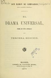 Cover of: El drama universal: poema en ocho jornadas