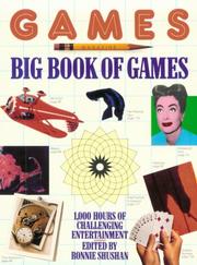 Cover of: Games magazine big book of games by edited by Ronnie Shushan ; designed by Don Wright.