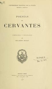 Cover of: Poesías