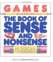 Cover of: Games Magazine The Book of Sense and Nonsense Puzzles