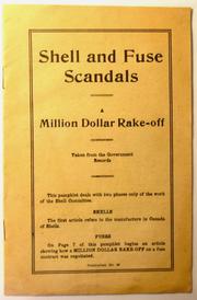 Shell and fuse scandals by National Liberal Federation of Canada. Central Information Office.