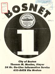 Cover of: Bosnet by Boston (Mass.)