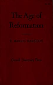 Cover of: The Age of Reformation.
