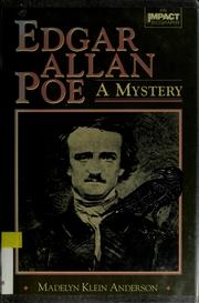 Cover of: Edgar Allan Poe by Madelyn Klein Anderson