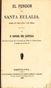 Cover of: El pendón de Santa Eulalia: drama en tres actos y en verso