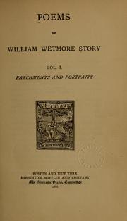 Cover of: Poems by William Wetmore Story