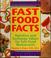 Cover of: Fast food facts
