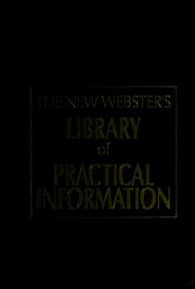 Cover of: The new Webster's handbook of practical information